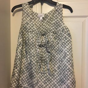 LOFT Light Grey tank top - dressy